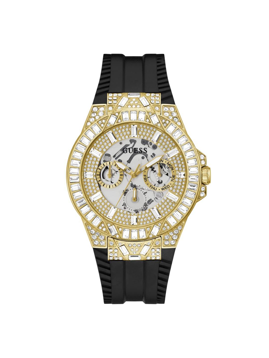 Guess Champagne Dial Men Analog Watch GW0498G2