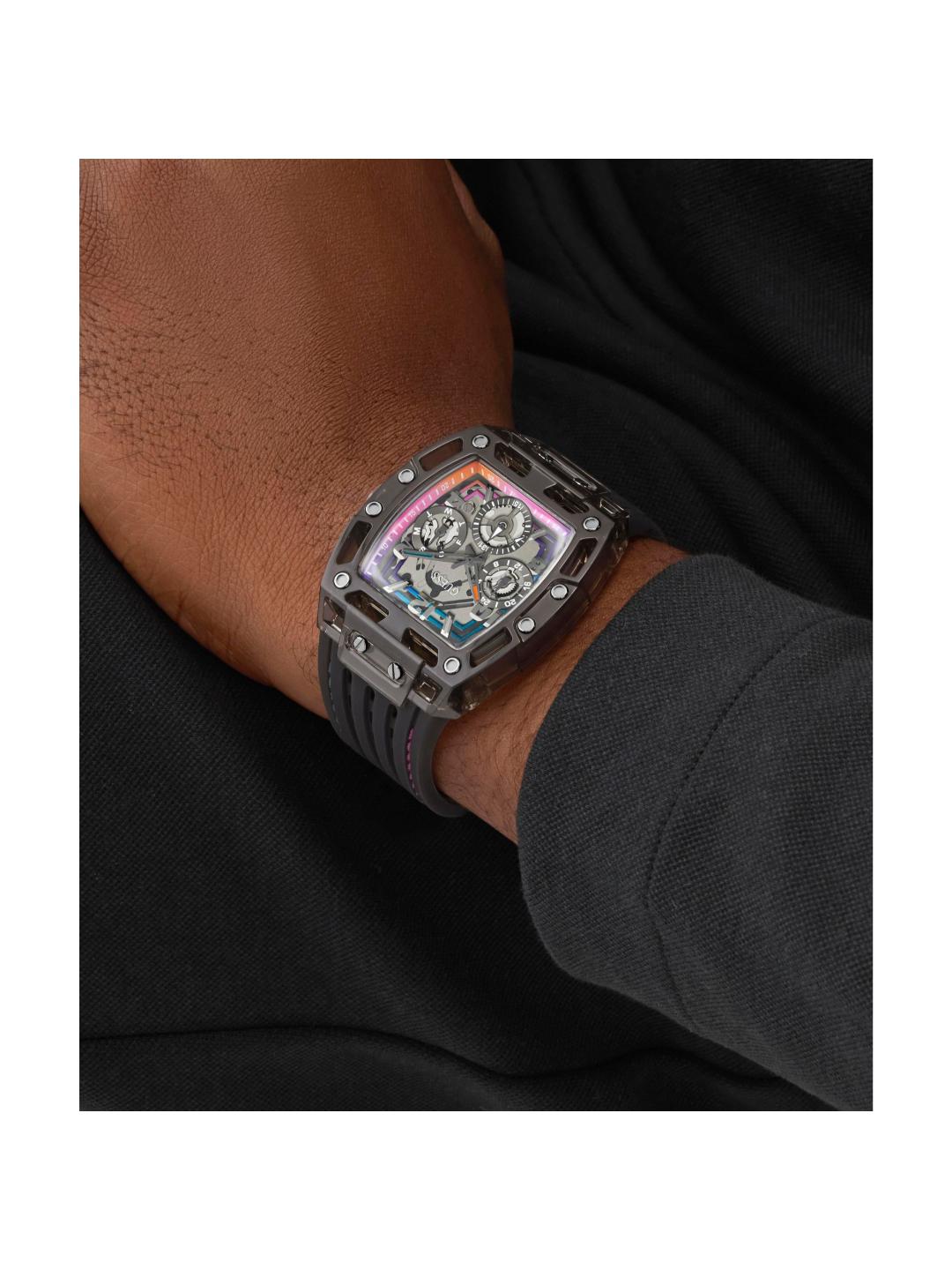 Guess Trend Men 42 mm Black Dial Chrono Watch GW0499G14