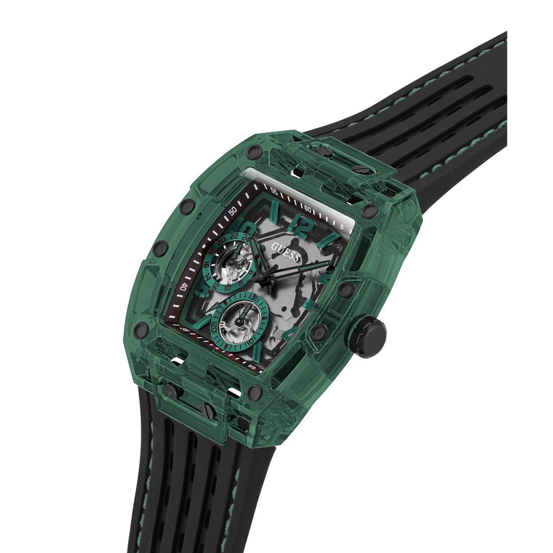 Guess Phoenix 41.5 mm Size Black Dial Men Analog Watch GW0499G7