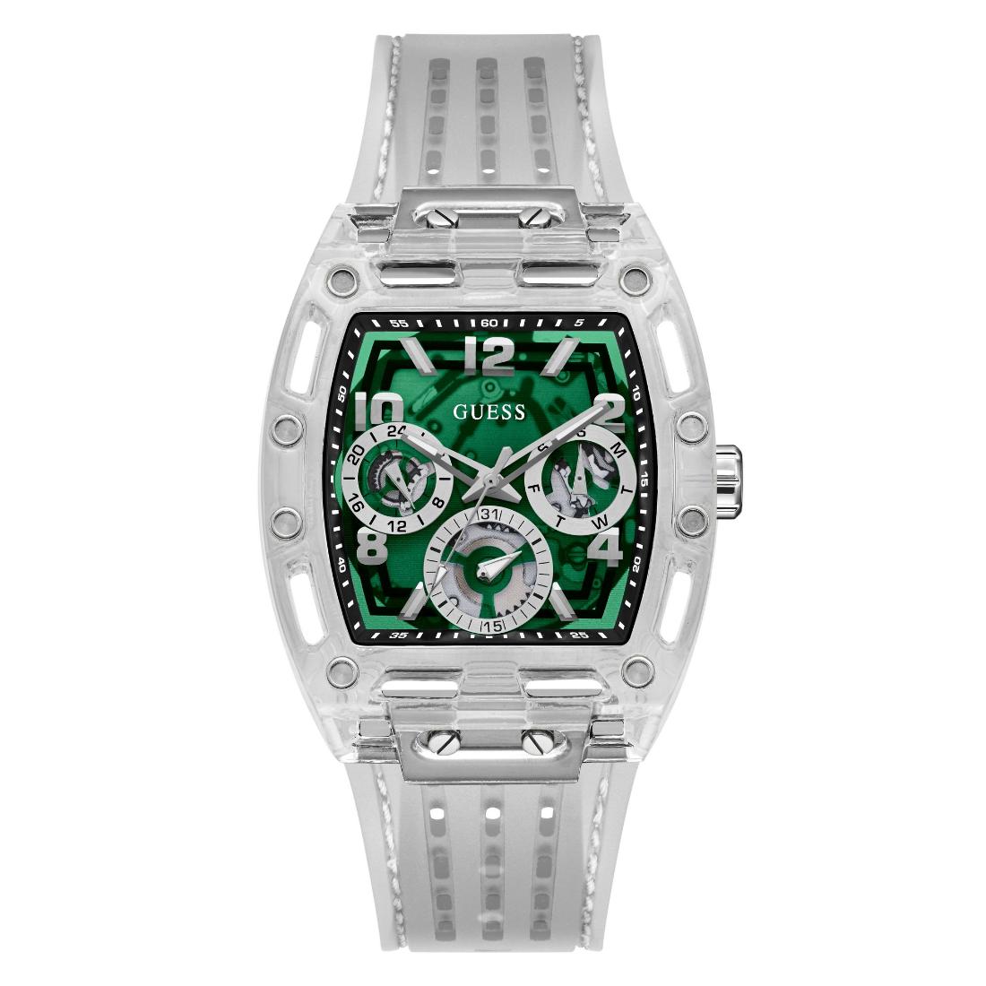 Guess Green Dial 41.5 mm Men Analog Watch GW0499G8