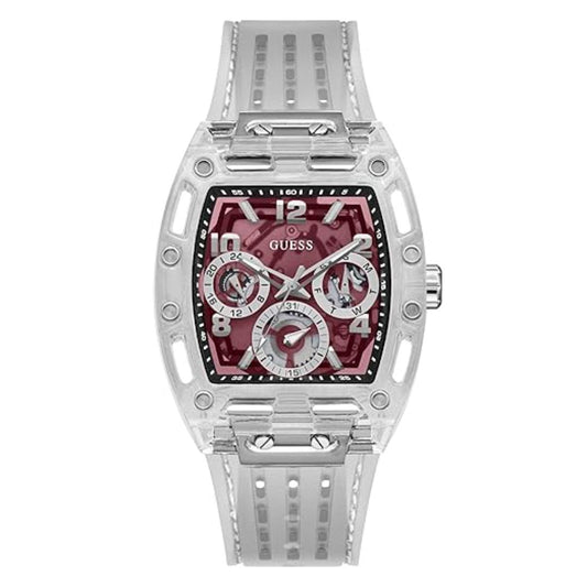 Guess Phoenix 41.5 mm Red Dial Multi-Function Men Watch- GW0499G9