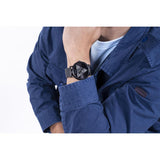 Guess Men 44 mm Black Dial Analog Watch GW0502G2