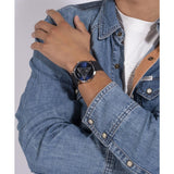 Guess IDOL Men Blue Round Dial Analog Watch GW0503G2