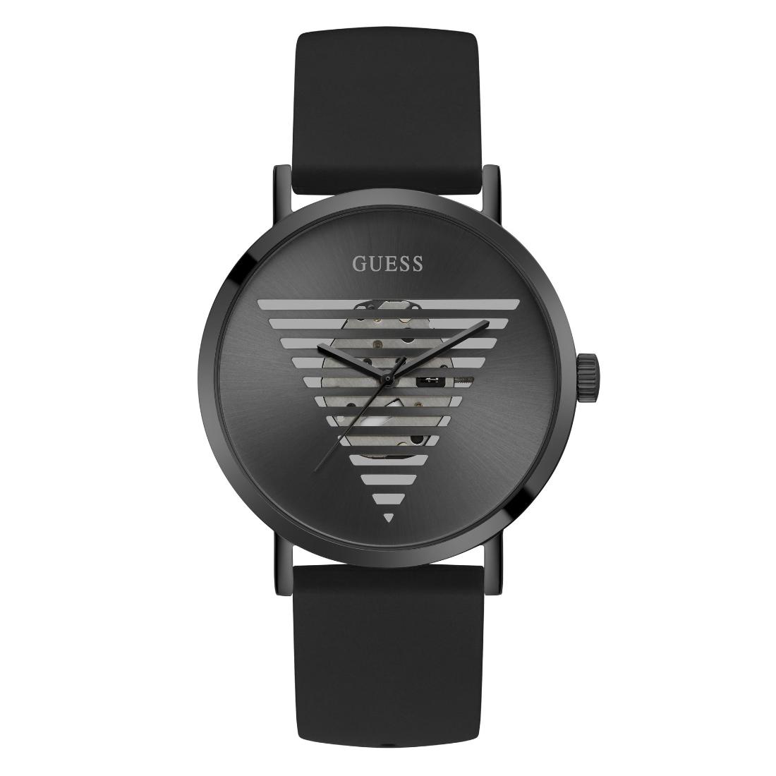 Guess IDOL Men Black Round Dial Analog Watch GW0503G3