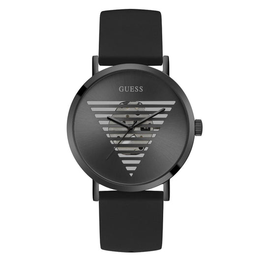 GUESS IDOL Men Black Round Dial Analog Watch - GW0503G3