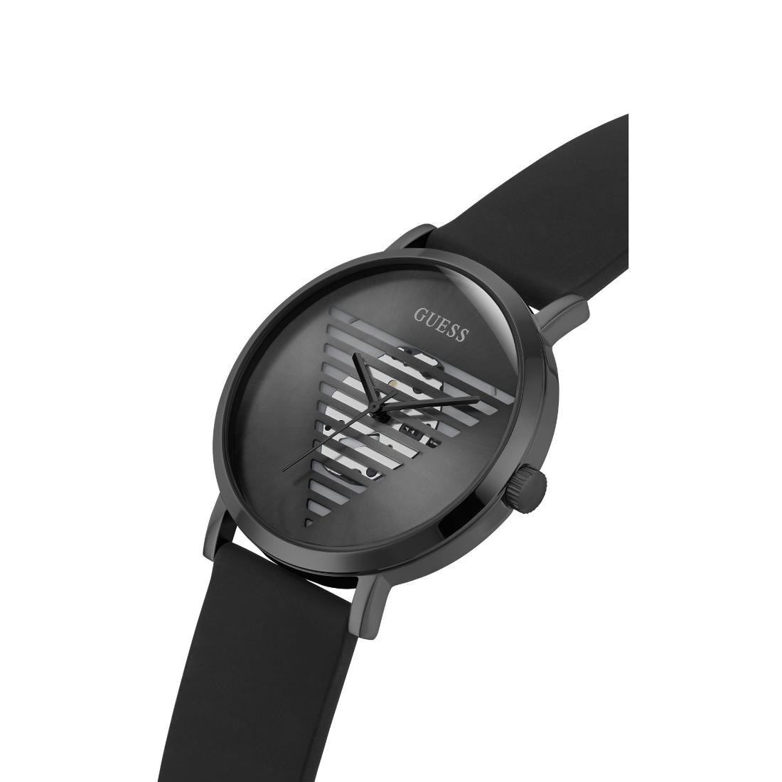 Guess IDOL Men Black Round Dial Analog Watch GW0503G3