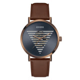 Guess Men 44 mm Navy Dial Analog Watch GW0503G4