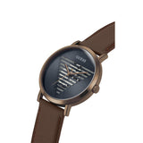Guess Men 44 mm Navy Dial Analog Watch GW0503G4