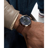 Guess Men 44 mm Navy Dial Analog Watch GW0503G4