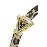 Guess Womens Leather Analog Multicolor Dial Watch GW0504L3