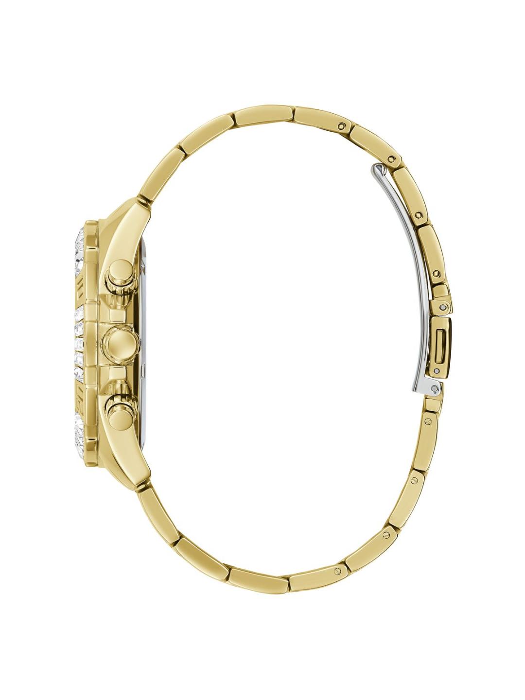 Guess Sport Women 40 mm Gold Dial Chrono Watch GW0510L2