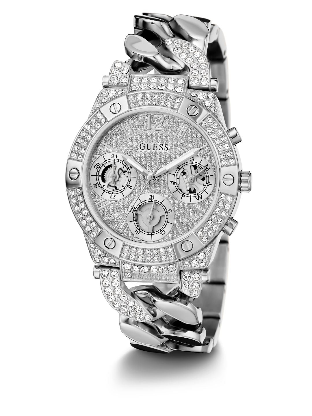 Guess 36 mm Ladies Trend Silver Watch GW0513L1
