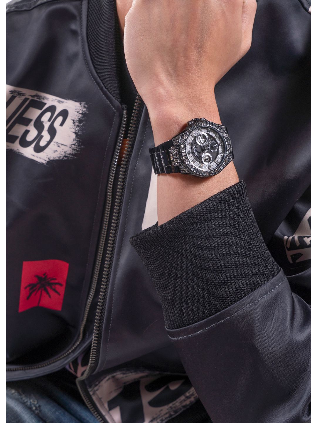 Guess 44 mm Mens Trend Black Watch GW0516G3