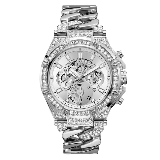 Guess Trend 46 mm Silver Dial Men Chrono  Watch- GW0517G1