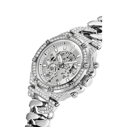 Guess Trend 46 mm Silver Dial Men Chrono  Watch- GW0517G1