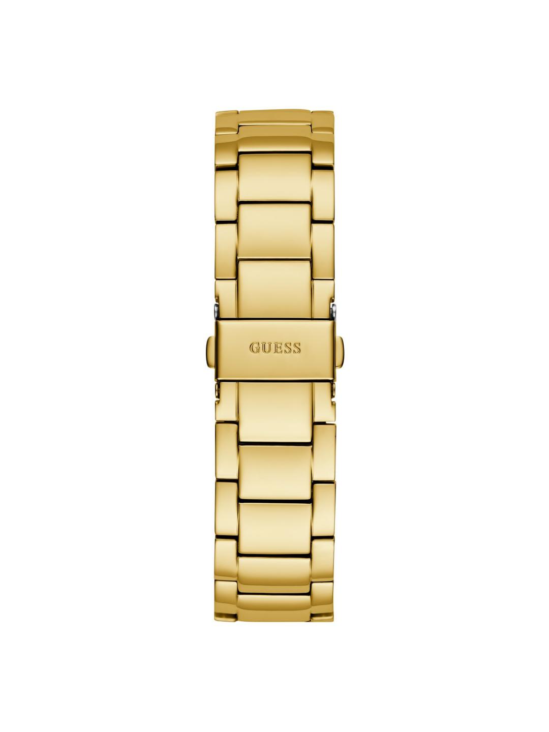 Guess Trend Men 46 mm Gold Dial Chrono Watch GW0517G2