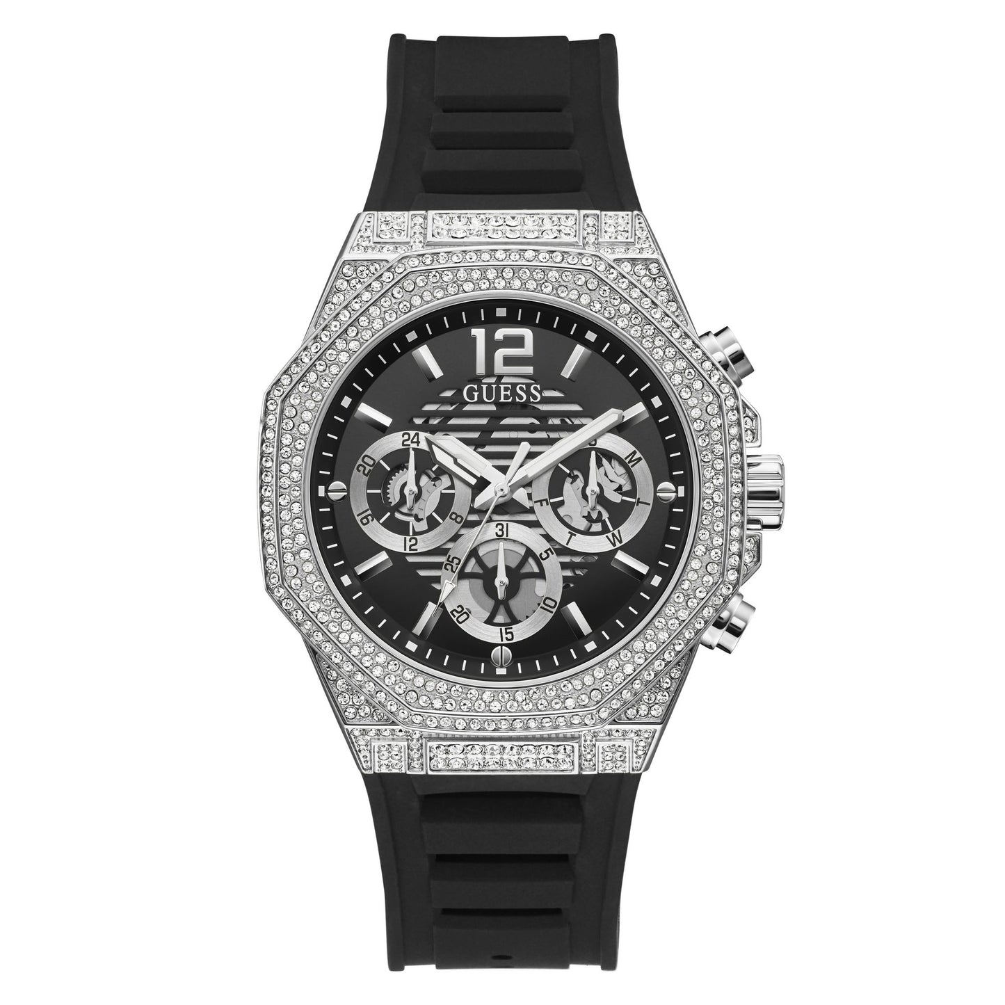Guess Momentum 44 mm Black Dial Men Analog Watch- GW0518G1