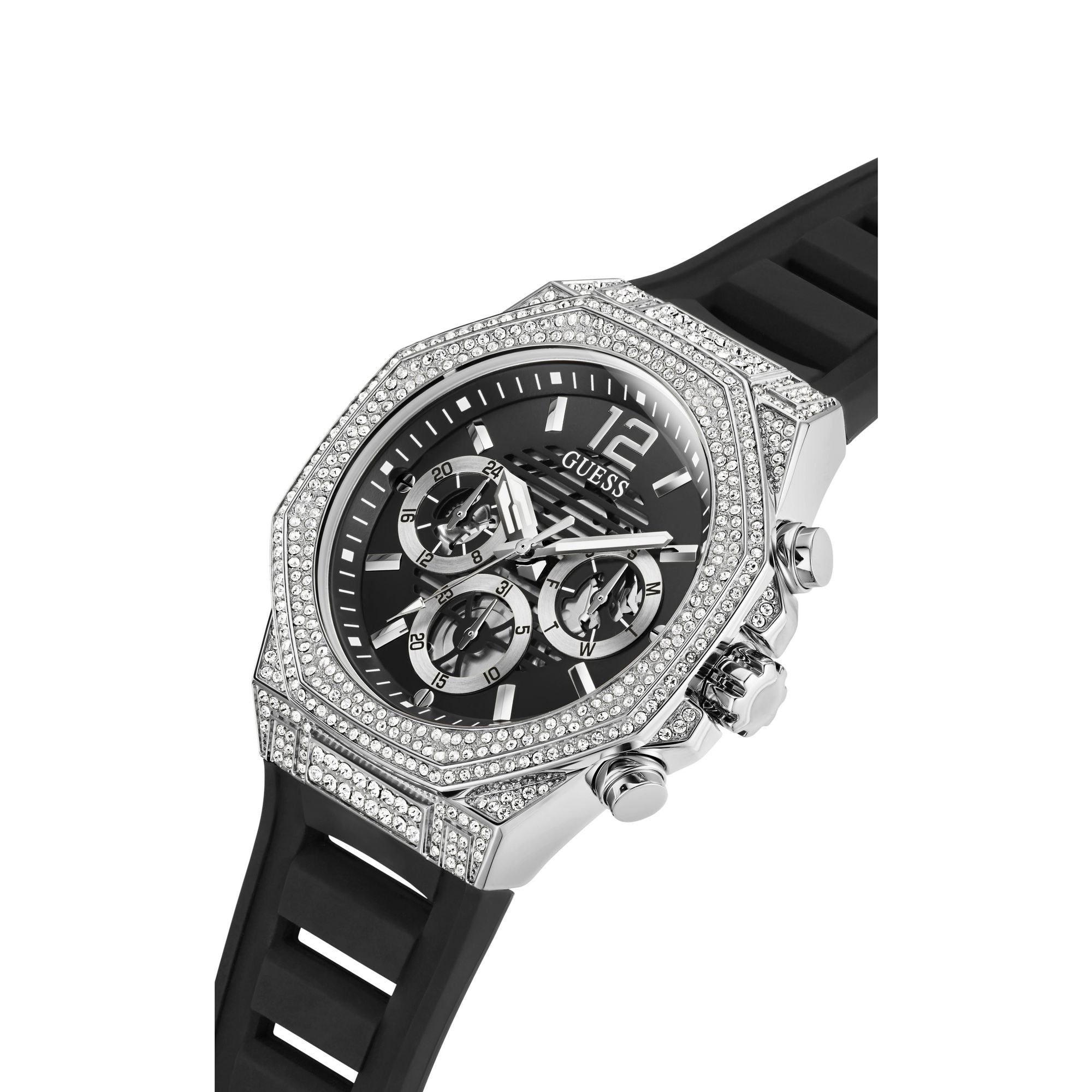 Guess Momentum 44 mm Black Dial Men Analog Watch GW0518G1