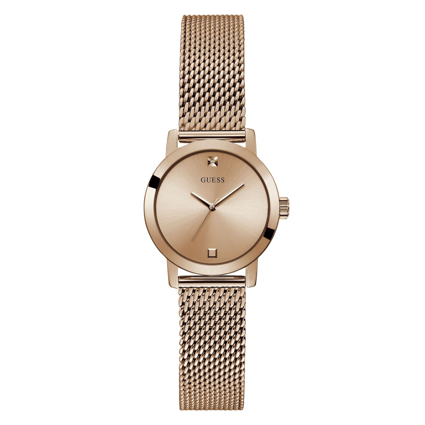 Guess Dress 25 mm Rose Gold Dial Women Analog  Watch- GW0520L3