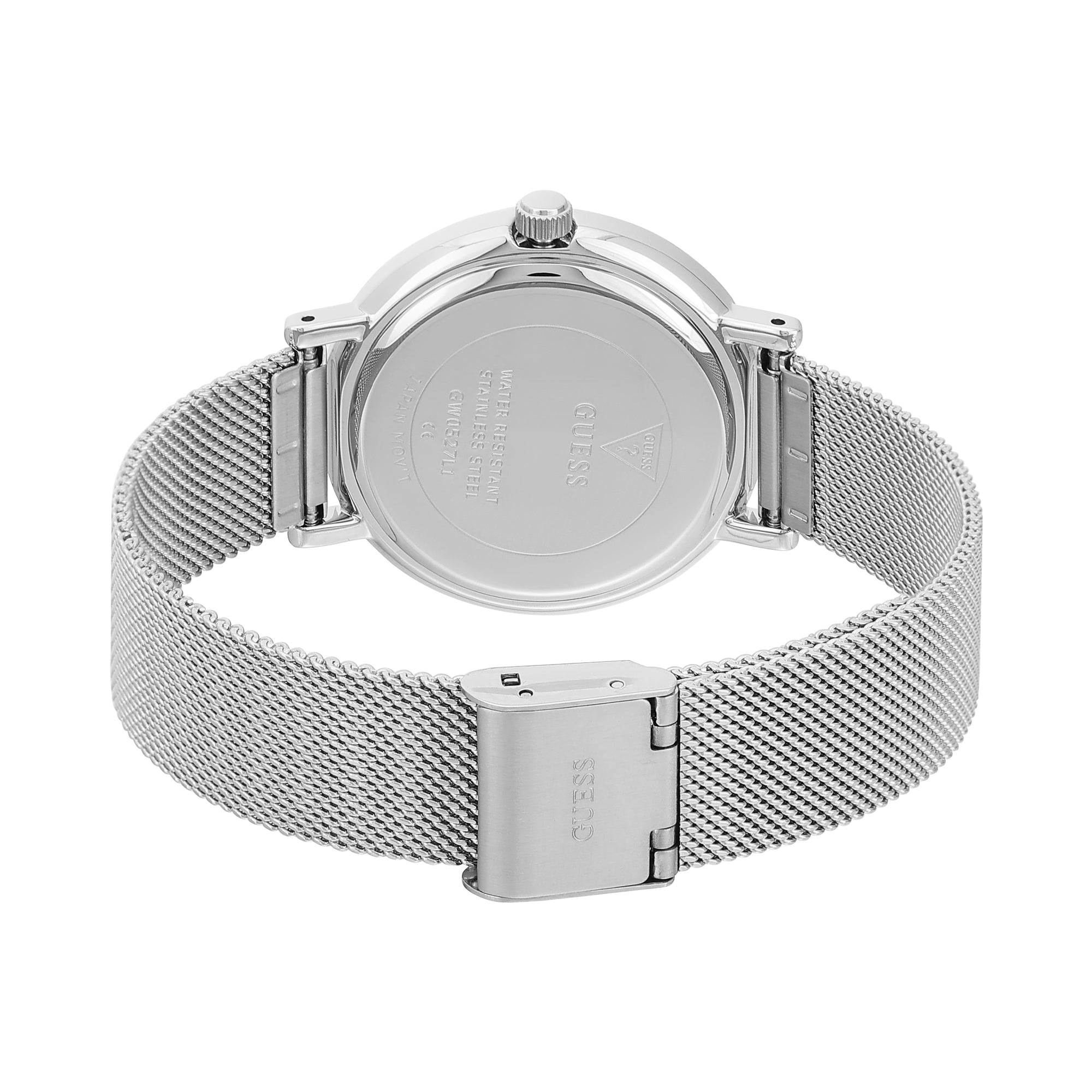Guess Silver Dial Women Analog Watch GW0527L1