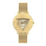 Guess Women 36 mm Gold Dial Analog Watch GW0527L2