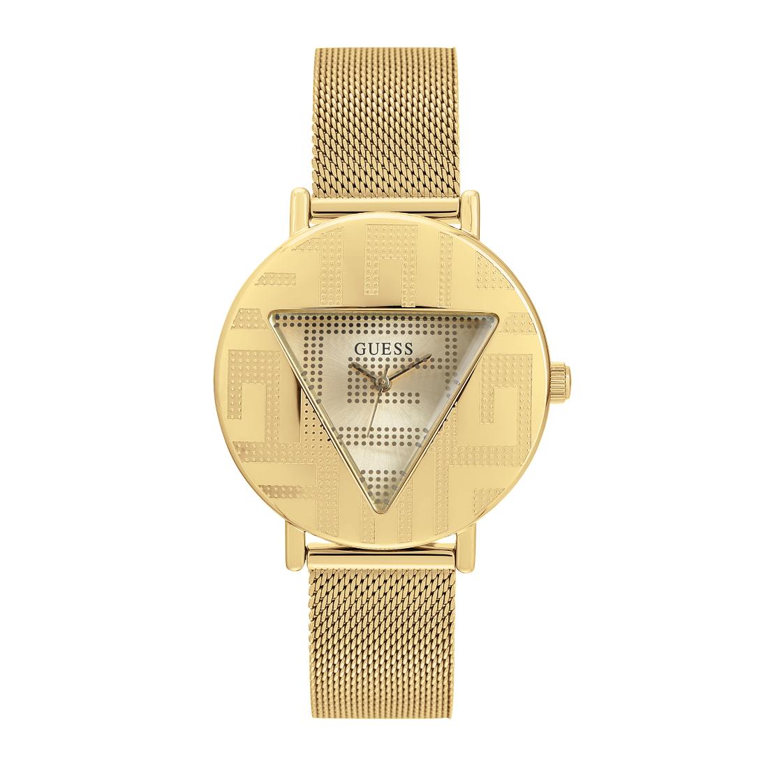 Guess Women 36 mm Gold Dial Analog Watch GW0527L2