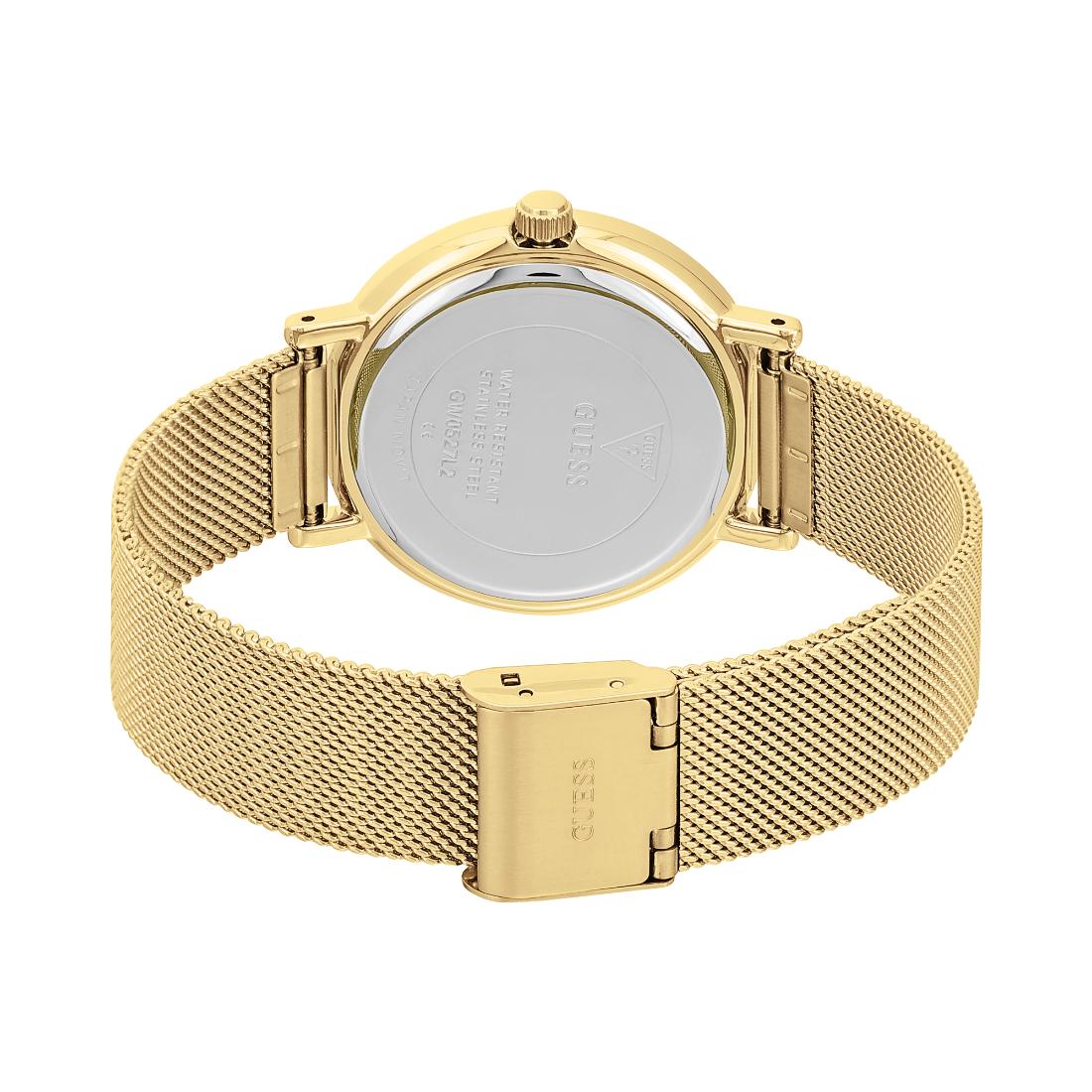 Guess Women 36 mm Gold Dial Analog Watch- GW0527L2