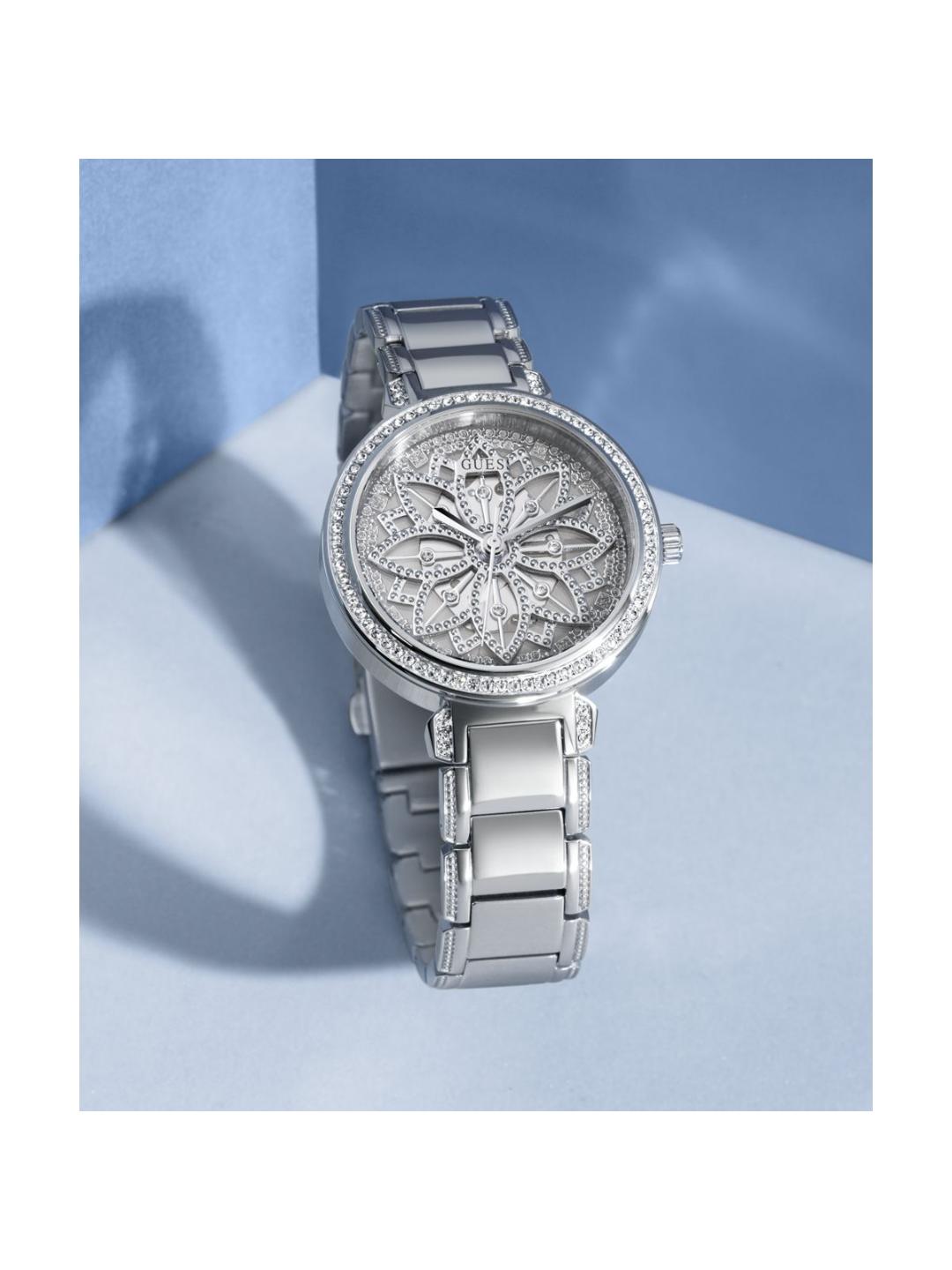 Guess Trend Women 36 mm Silver Dial Analog Watch GW0528L1