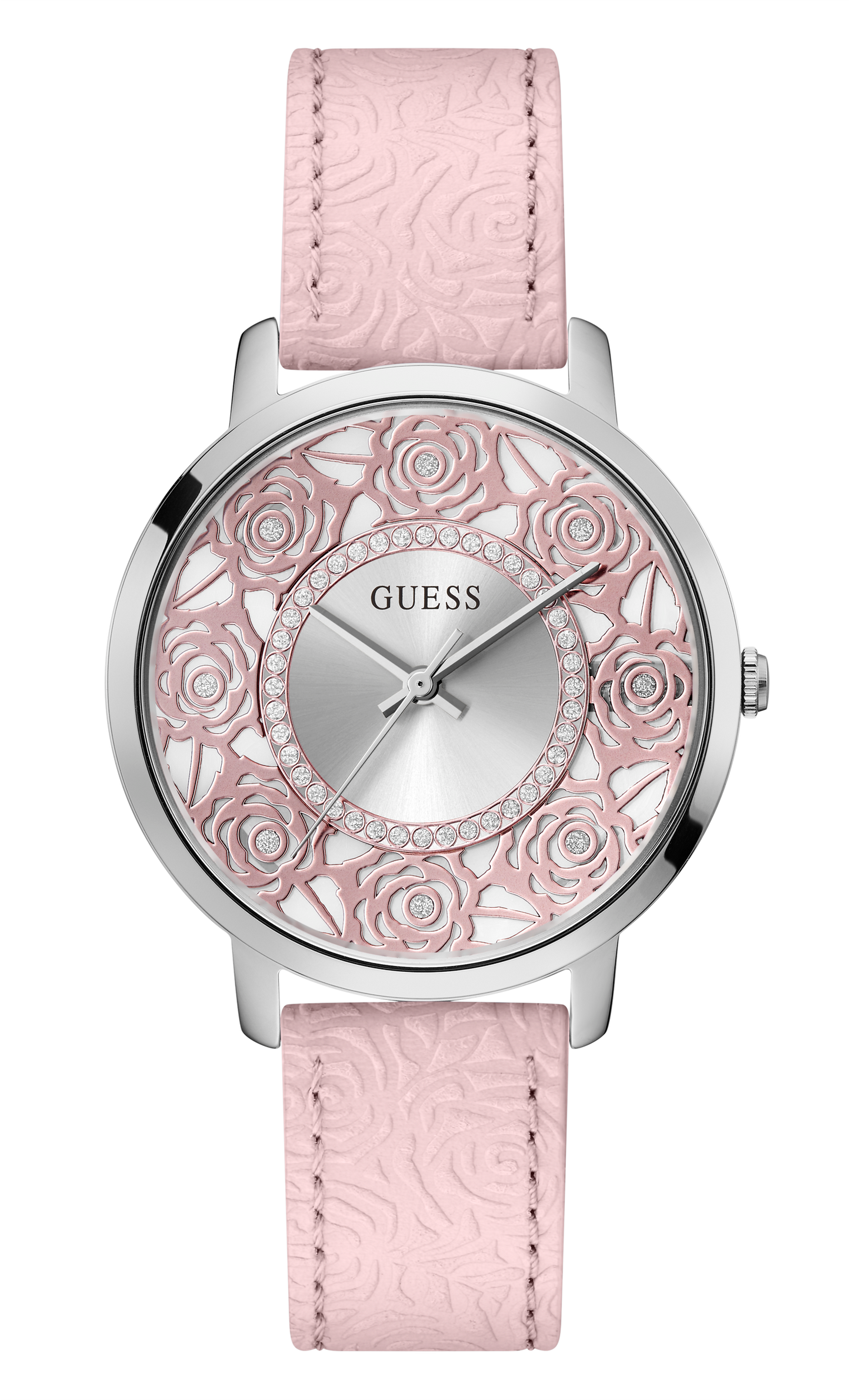 Guess Silver Dial Women Watch - GW0529L1