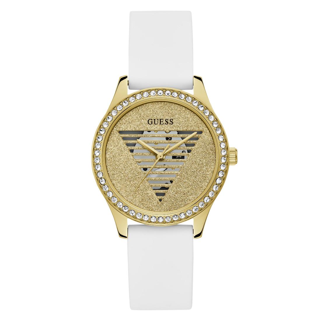 Guess Women 38 mm Gold Dial Analog Watch GW0530L1