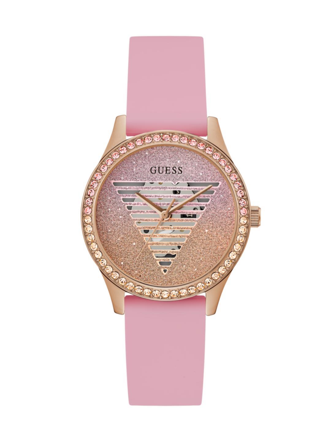 Guess Trend 38 mm Rose Gold-Tone Dial Women Quartz Analog Watch GW0530L4