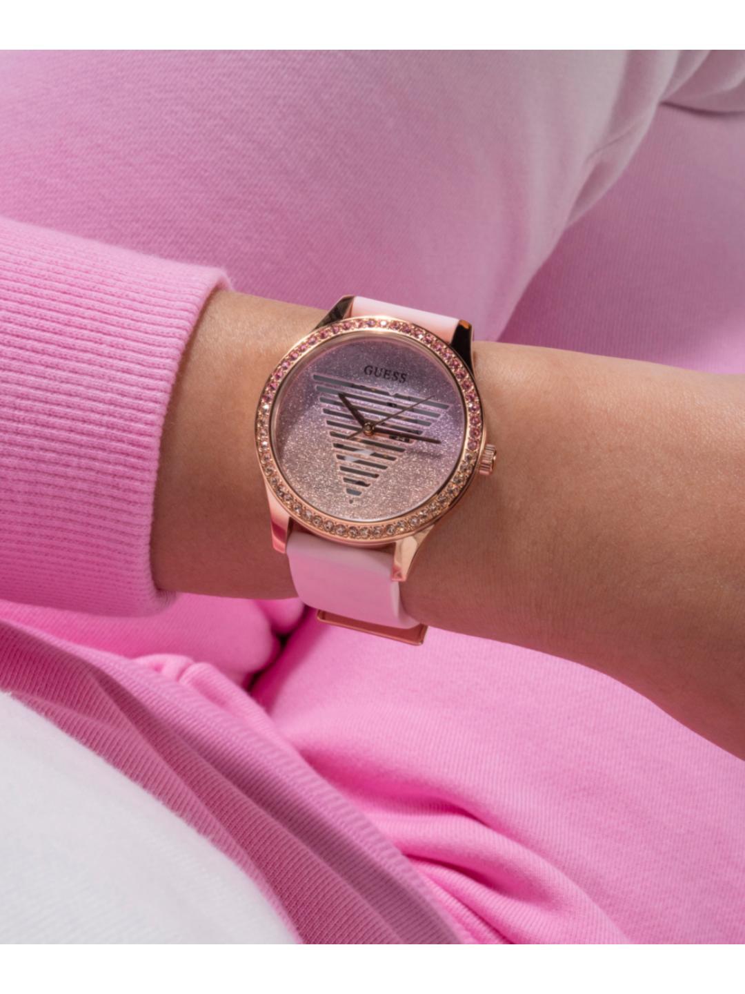 Guess Trend 38 mm Rose Gold-Tone Dial Women Quartz Analog Watch GW0530L4