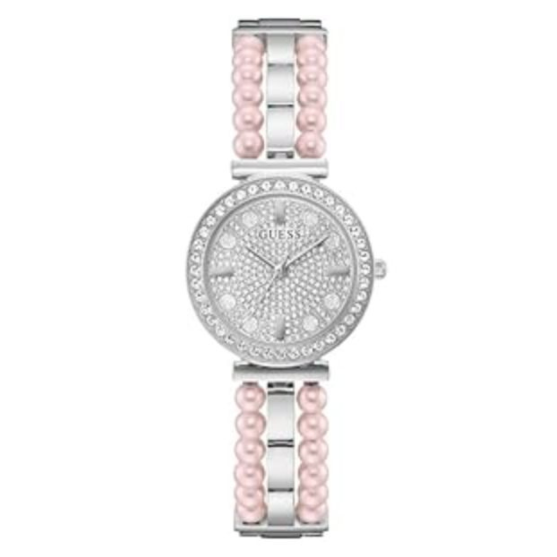 Guess Women's 30 mm Silver Dial Analog Watch GW0531L1