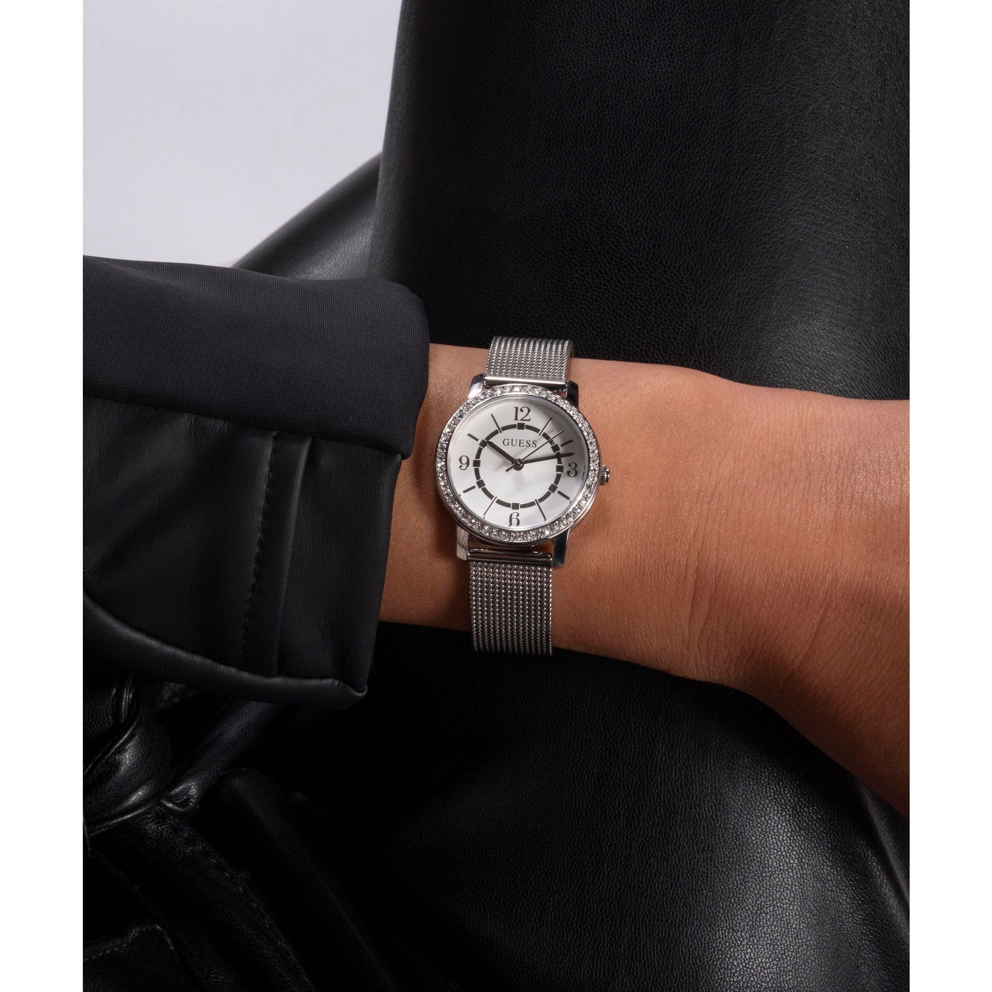 Guess Dress 28 mm White Dial Women Analog Watch GW0534L1