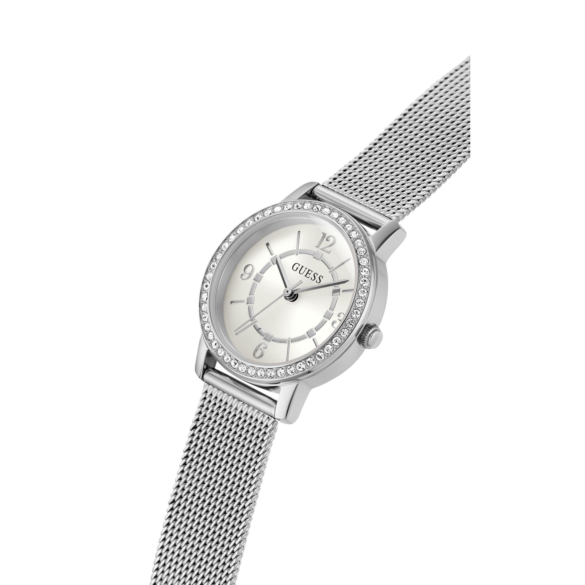 Guess Dress 28 mm White Dial Women Analog Watch GW0534L1