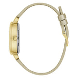 Guess GD Crystal Clear 33 mm Gold Dial Women Analog Watch GW0535L4
