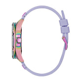Guess Ladies 40 mm Purple Dial Multi function Watch GW0536L4