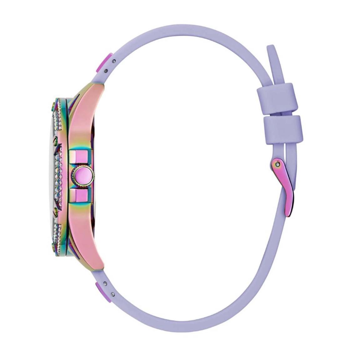Guess Ladies 40 mm Purple Dial Multi function Watch GW0536L4