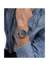 Guess Dress Men 46 mm Blue Dial Chrono Watch GW0539G1