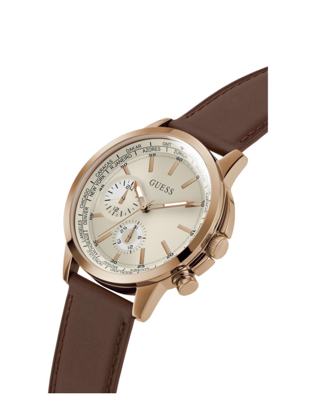 Guess Dress 44 mm White Dial Men Quartz Analog Watch GW0540G4
