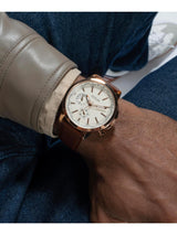 Guess Dress 44 mm White Dial Men Quartz Analog Watch GW0540G4