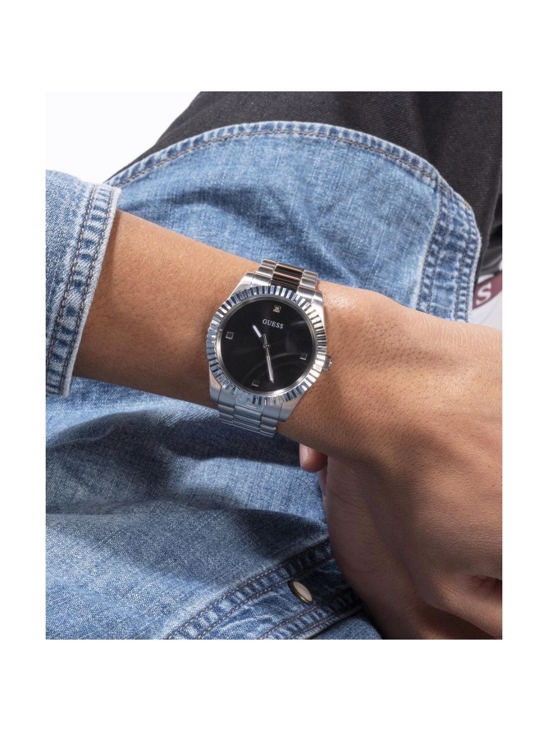 Guess Dress Men 42 mm Black Dial Analog Watch GW0542G1