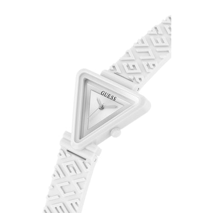 Guess Fame 30.87 mm White Dial Women Analog Watch- GW0543L1