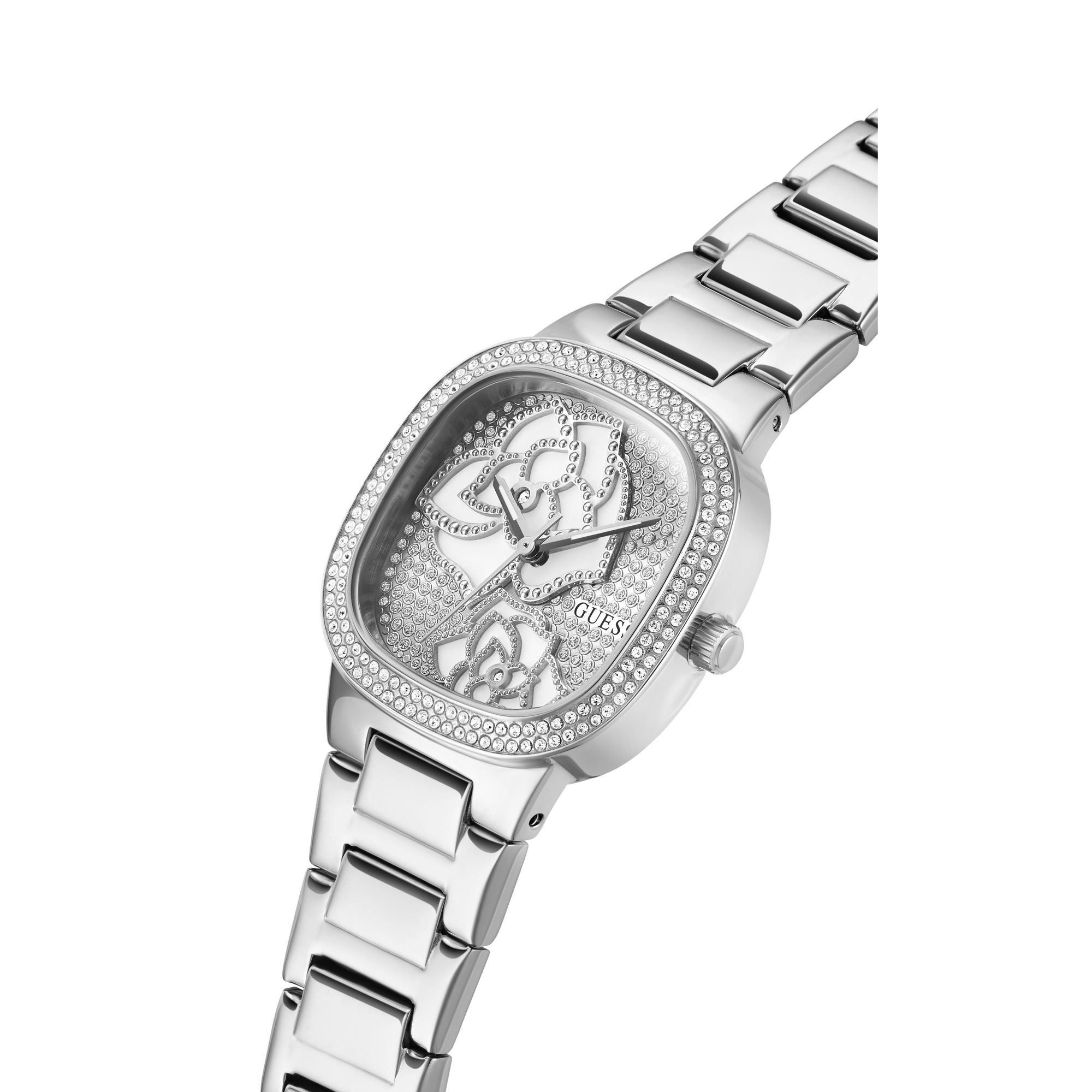 Guess Silver Dial Women Analog Watch GW0544L1
