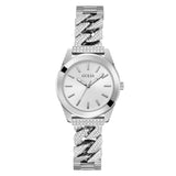 Guess Bejeweled 32 mm Size Silver Dial Women Analog Watch GW0546L1