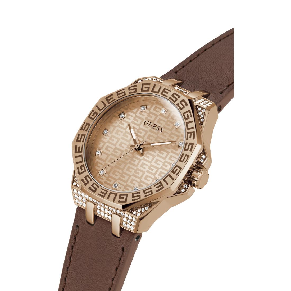 Guess Trend 39 mm Size Rose Gold Dial Women Analog Watch GW0547L2