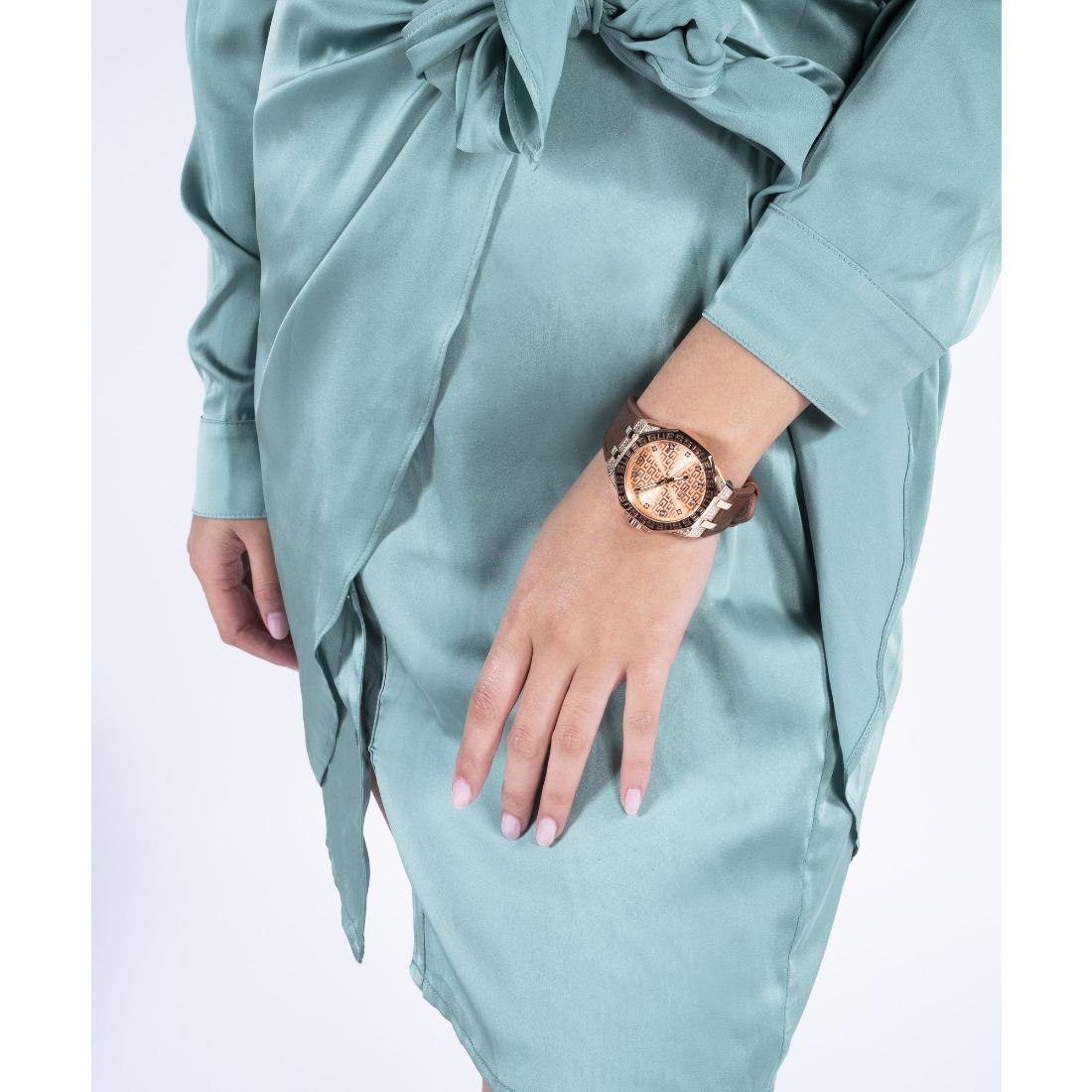Guess Trend 39 mm Size Rose Gold Dial Women Analog Watch GW0547L2