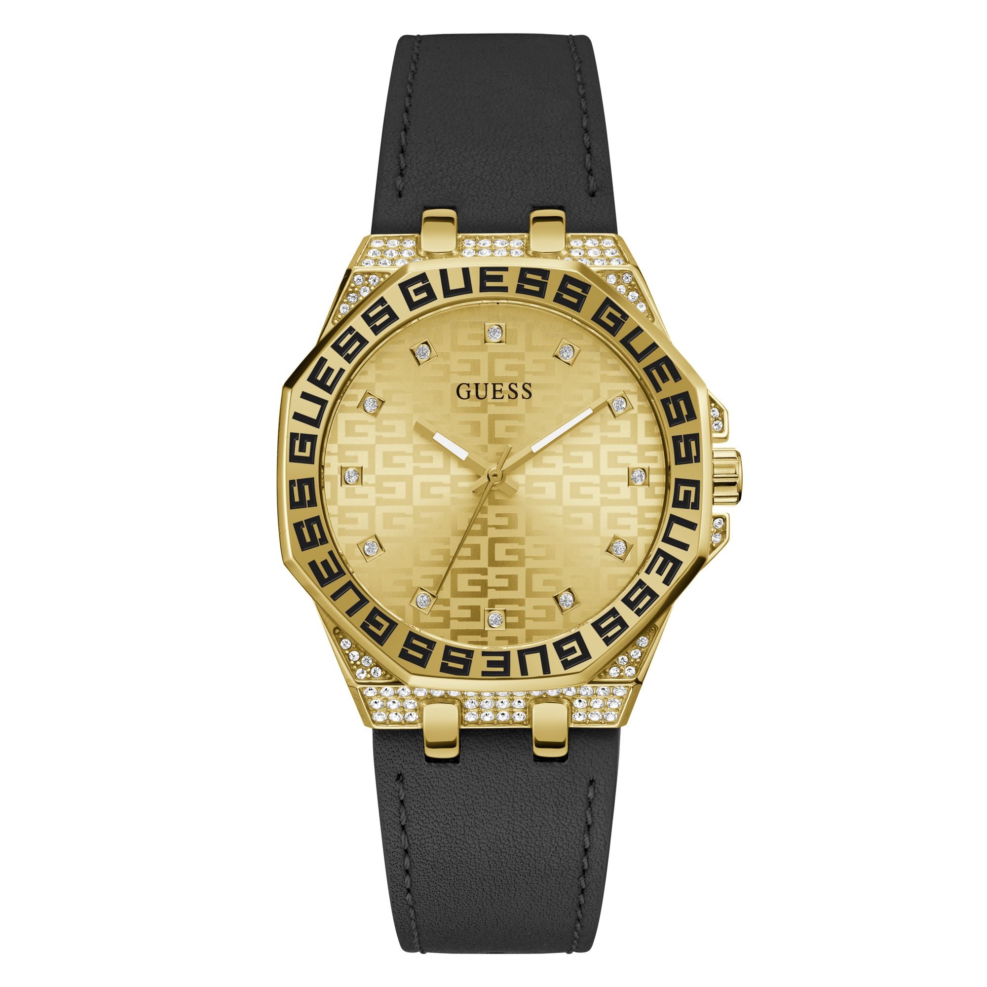 Guess Champagne Dial Analog Women Watch GW0547L3