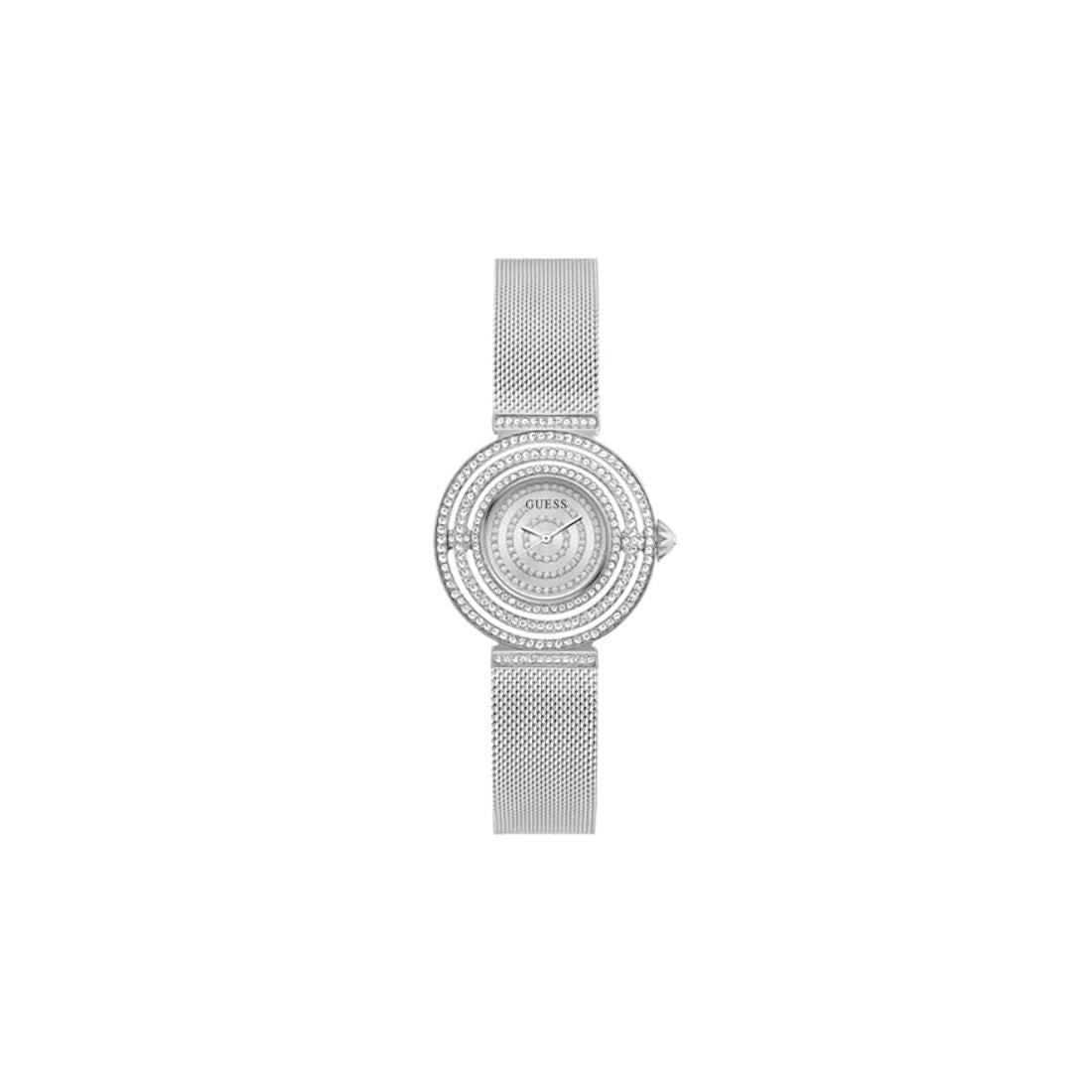 Guess Ladies 32 mm Silver Dial Analog Watch GW0550L1