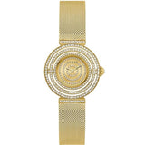 Guess Ladies 32 mm Gold Dial Analog Watch GW0550L2